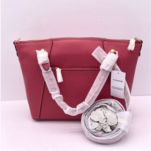 Coach Kacey Satchel Crossbody Bag Pink - Picture 6 of 12